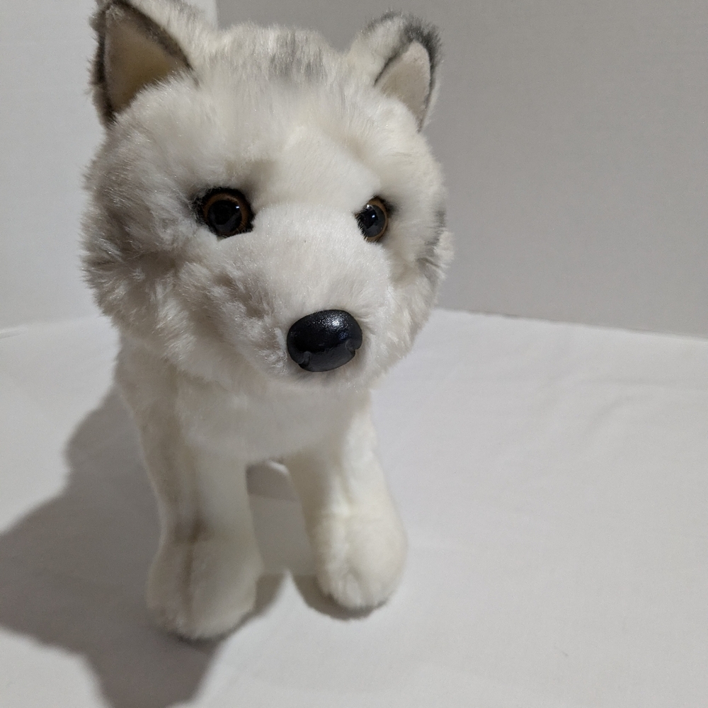 Douglas Snow Queen Arctic Fox Plush Animal 12 Inches Wolf